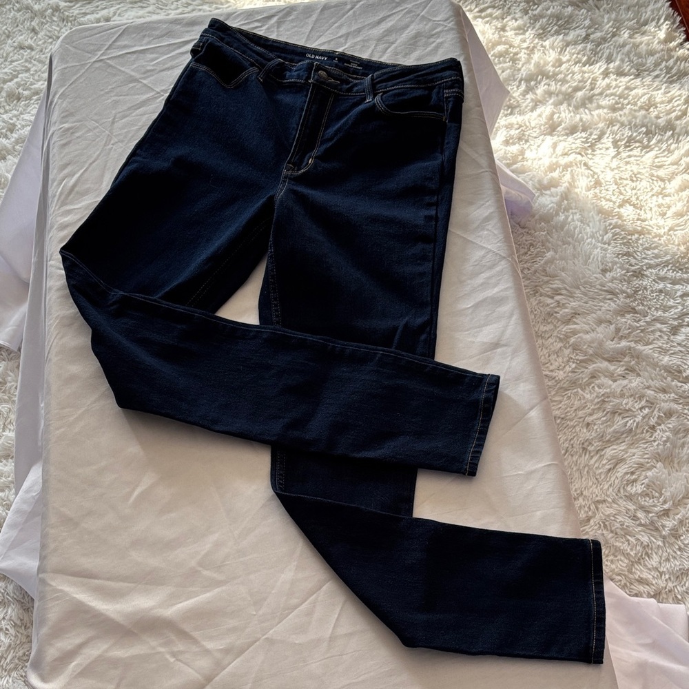 Old Navy Women's Midnight Blue Skinny Jeans